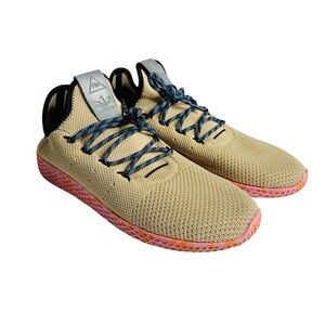 Pharrell x Adidas Tennis Hu Pink Marble BY2672 Sneakers Size 10.5